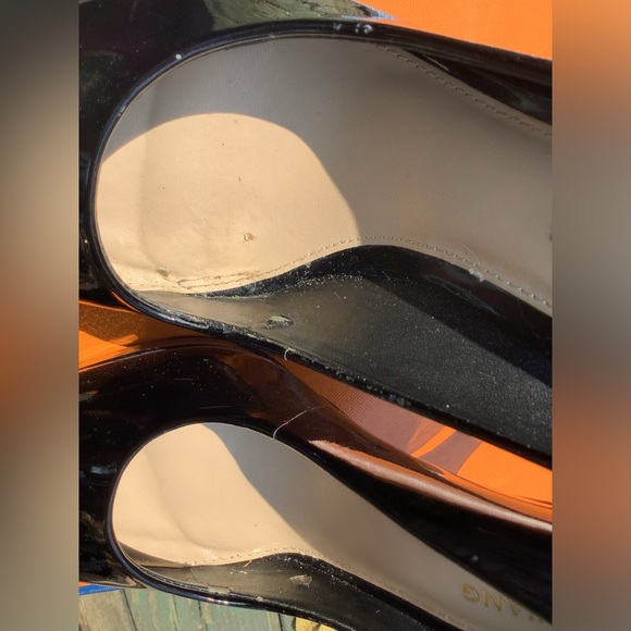 Black Patent Arturo Chiang Stilettos - Picture 6 of 6